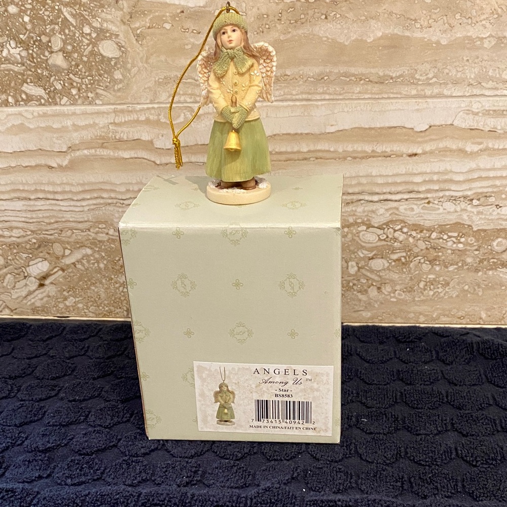 Green Angel Ornament with Box